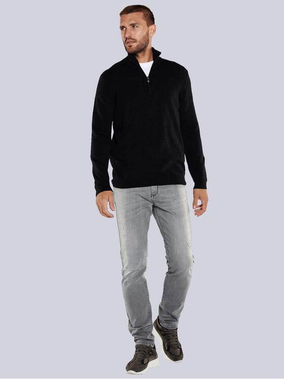 emilio adani Herren Super-Stretch-Jeans slim fit Grau 35493