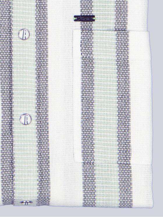 engbers Herren Luftiges Leno-Baumwollhemd Hellgruen 40301