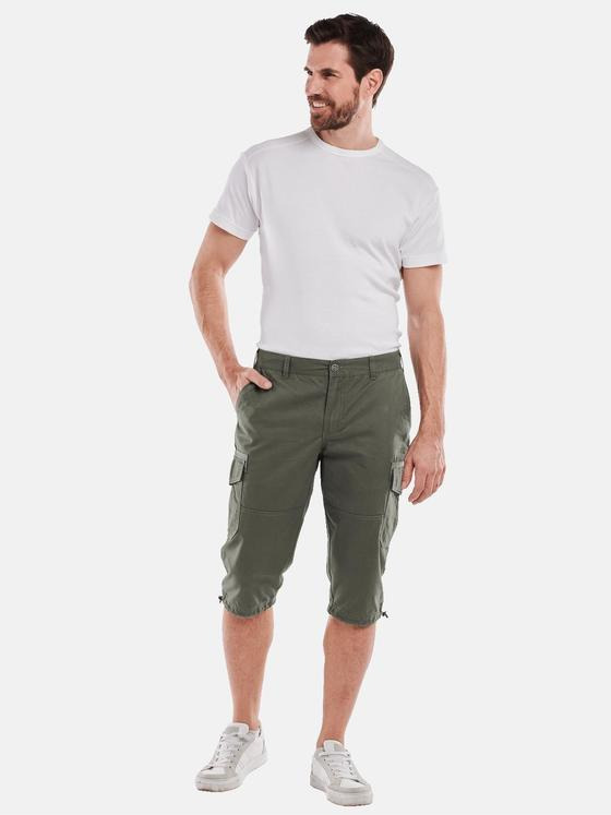 engbers Herren Capri-Hose regular Grün 34993