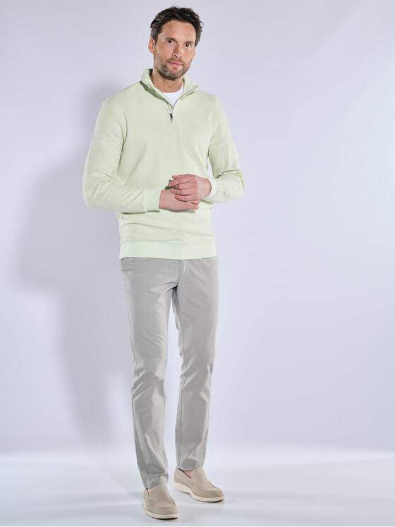 ENGBERS GERMANY Herren Sweatshirt aus edlem Jerseymaterial Hellgelb 38553