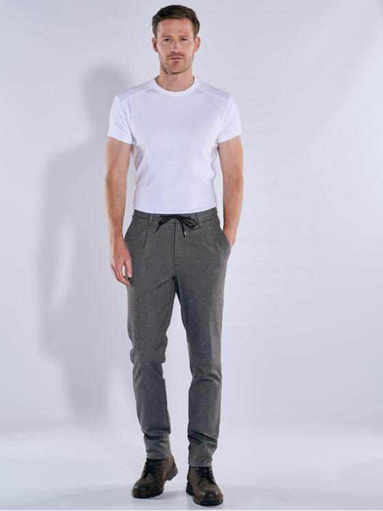 engbers Herren Chino mit Tunnelzug Anthrazit 39341