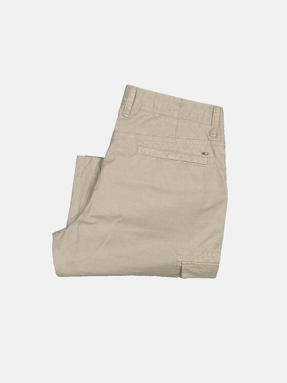 emilio adani Herren Cargo-Bermuda regular Beige 35012