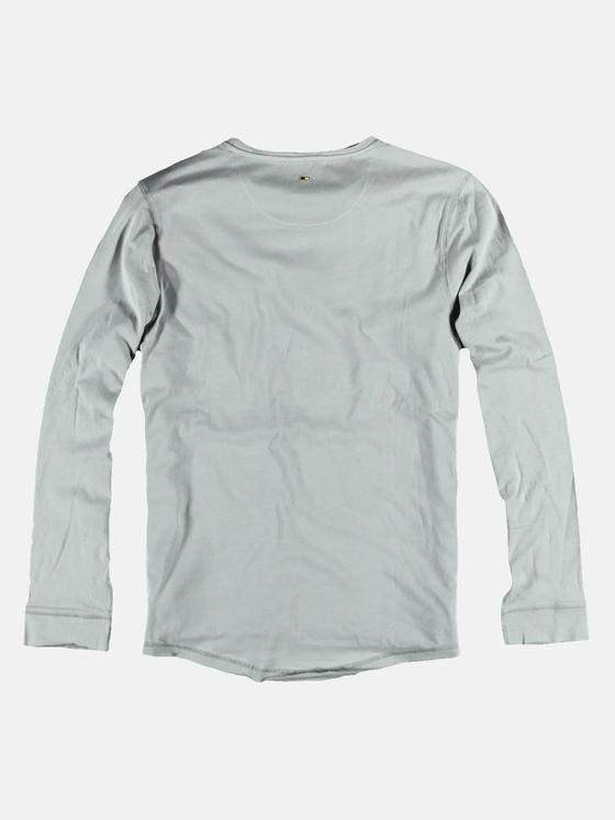 emilio adani Herren Langarm-Shirt "My Favorite" Hellgrau 33482