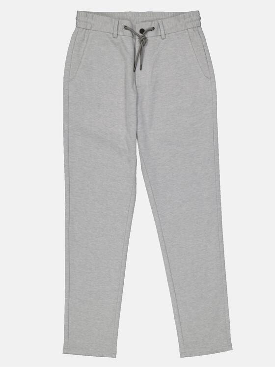 emilio adani Herren Joggpant slim fit Grau 36997