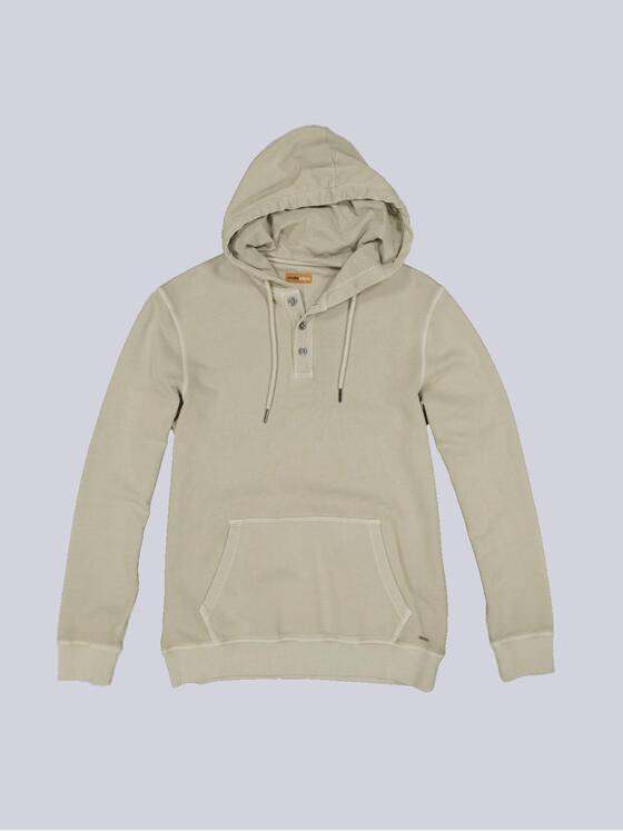 emilio adani Herren Sweatshirt mit Kapuze Beige 35252