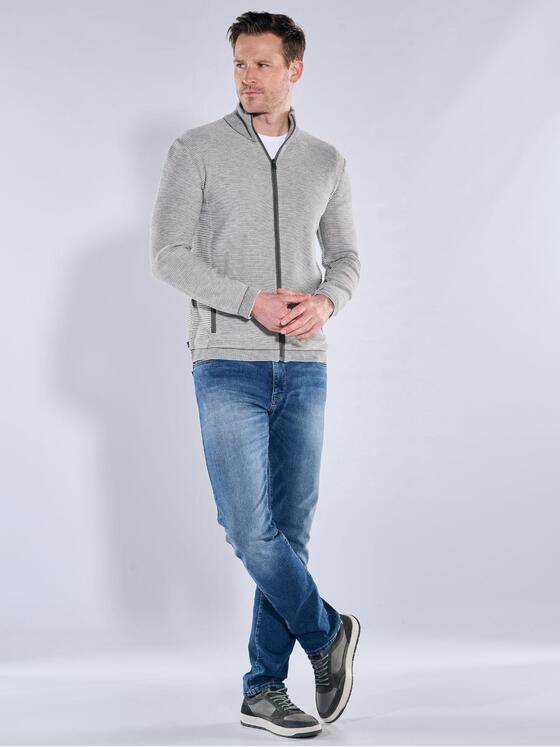 engbers Herren Cardigan Grau 40086
