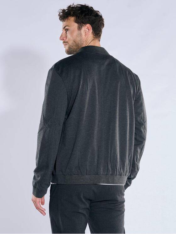 emilio adani Herren Blouson-Sakko Anthrazit 39823