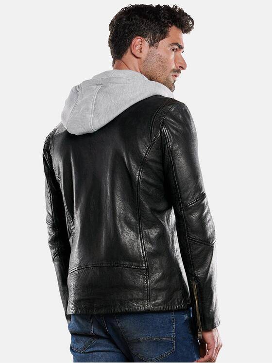 engbers Herren Lederjacke mit heraustrennbarem Inlet Braun 31843