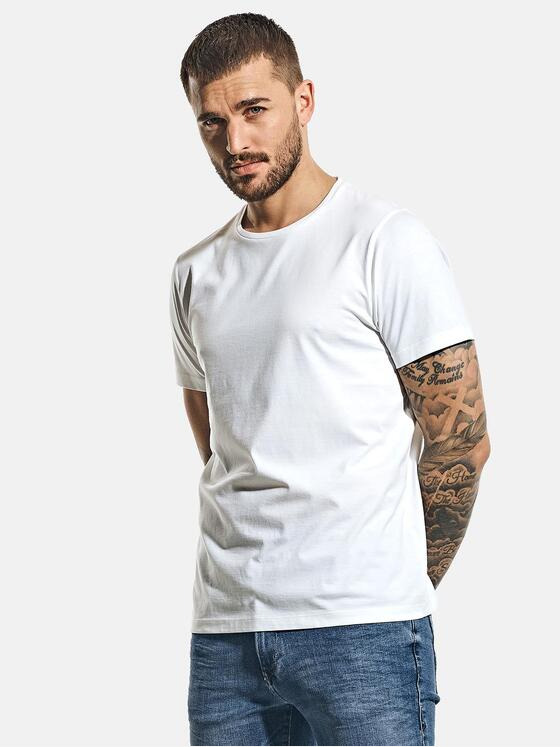 emilio adani Herren Shirt in hochwertiger Supima-Qualität Weiß 31474