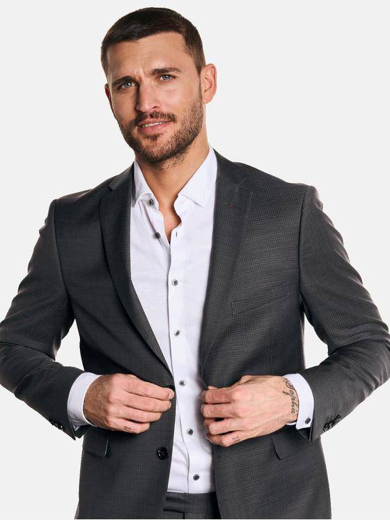 emilio adani Herren Anzugsakko slim fit Grau 32192