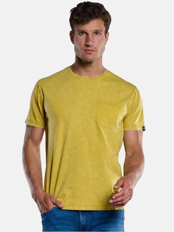 engbers Herren T-Shirt uni Safrangelb 33406