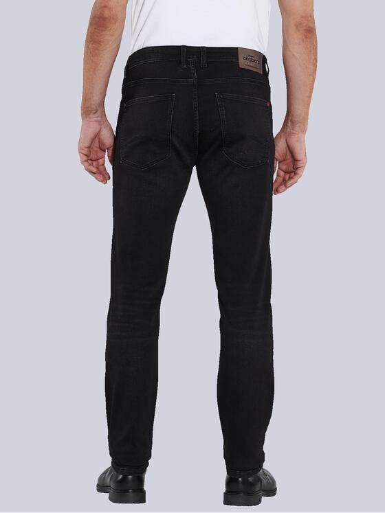 engbers Herren Superstretch-Jeans slim fit Schwarz 35414