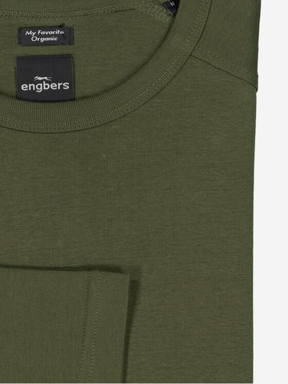 engbers Herren Langarm-Shirt "My Favorite" organic Khaki 37762