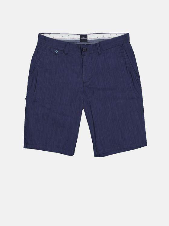 engbers Herren Bermuda fein gestreift Brilliantblau 33200