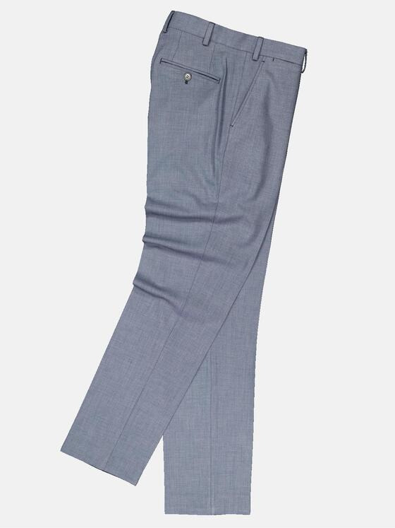 emilio adani Herren Anzug-Hose slim fit Blau 34590