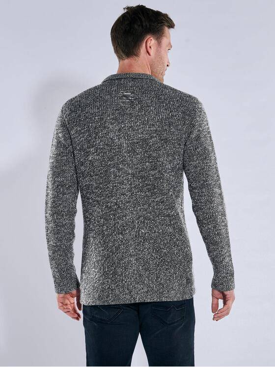 engbers Herren Stricksakko meliert Oliv 39446