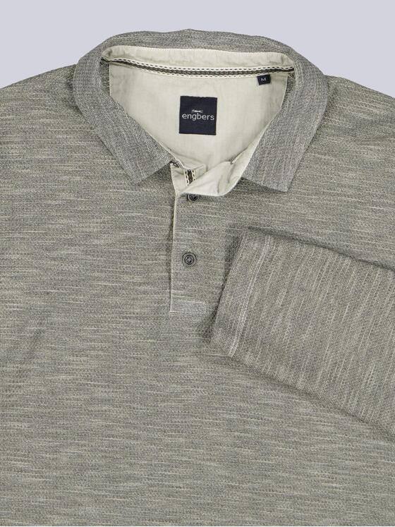 engbers Herren Langarm-Shirt strukturiert Braunbeige 38340
