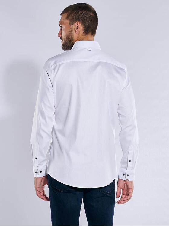 emilio adani Herren Langarm-Hemd "My Favorite" Reinweiss 34059