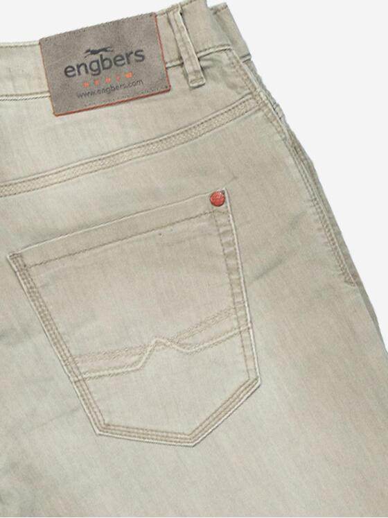 engbers Herren Super-Stretch-Jeans slim fit Beige 37057