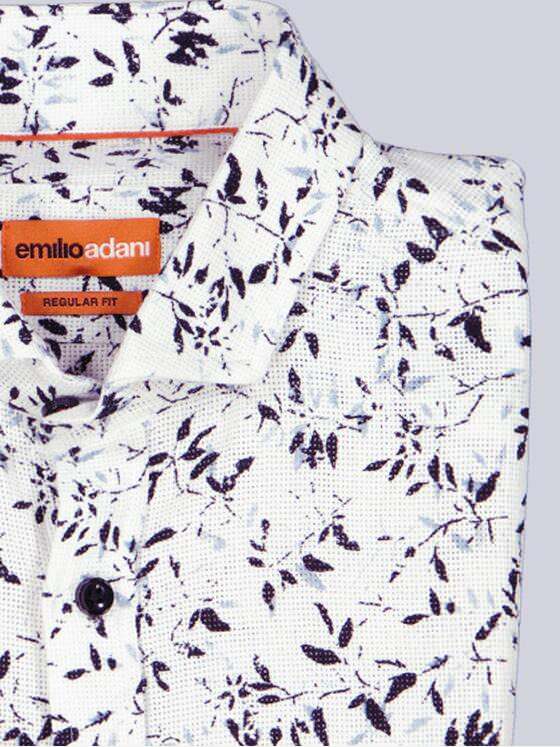 emilio adani Herren Hemd langarm Grau 40058