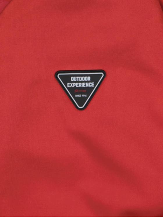 engbers Herren Steppjacke im Materialmix Feuerrot 32578