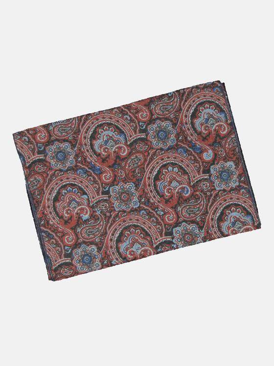 emilio adani Herren Schal im Paisleydesign Rot 32175