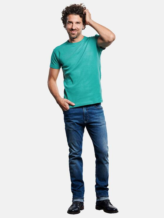 engbers Herren T-Shirt "My Favorite" Cyanblau 32686