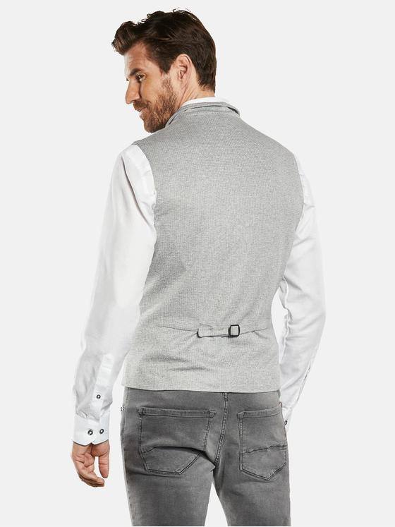 engbers Herren Sakko-Weste mit Zipper Hellgrau 34573