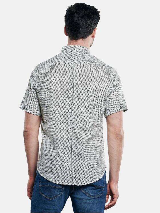 engbers Herren Stretch Hemd mit Kontrastdetails Kieselgrau 31262