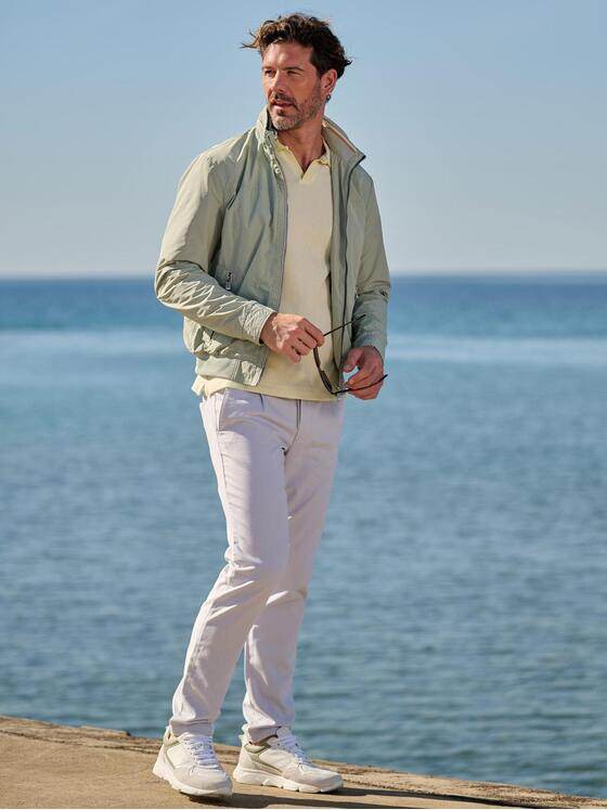 emilio adani Herren Wasserabweisende Funktionsjacke im Blouson-Style Hellgruen 40234