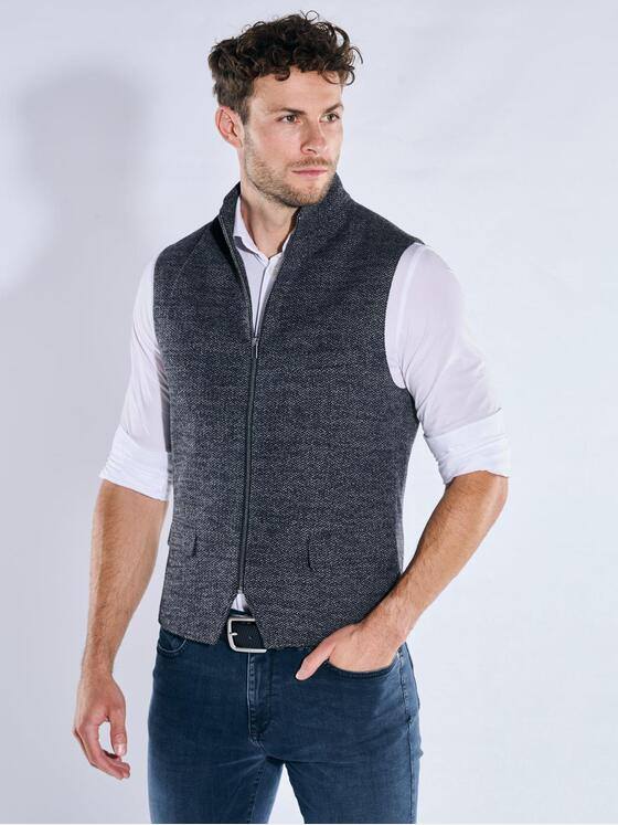 emilio adani Herren Sakko-Weste sportiv Saphirblau 39381