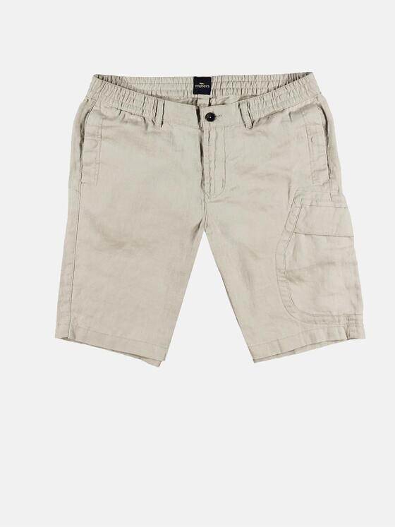 engbers Herren Cargo-Bermuda aus 100% Leinen Sand 29819