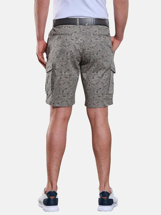 engbers Herren Cargo-Bermuda gemustert Hellbraun 33238