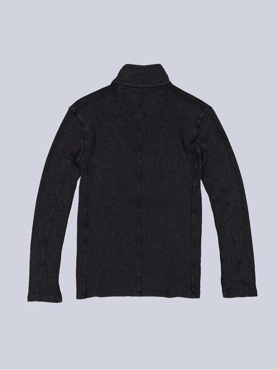 emilio adani Herren Sweatshirt slim fit Schwarz 36106