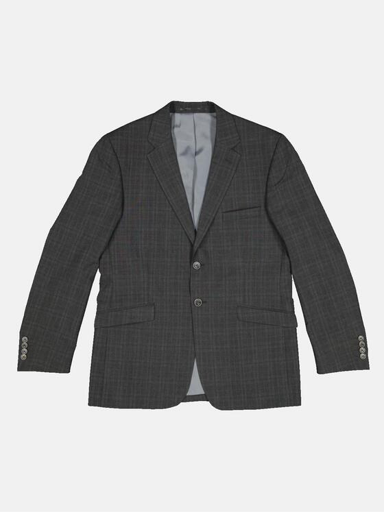 engbers Herren Anzug-Sakko kariert Granitgrau 33615