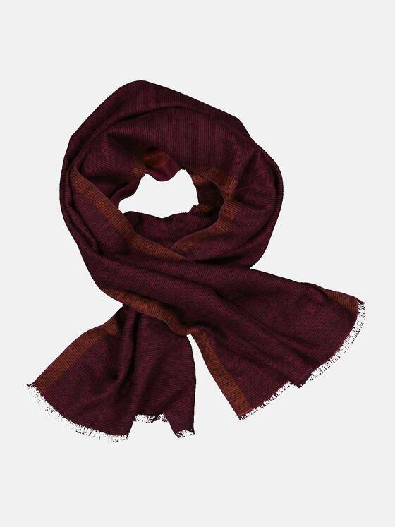 engbers Herren Schal gemustert Rot 35951
