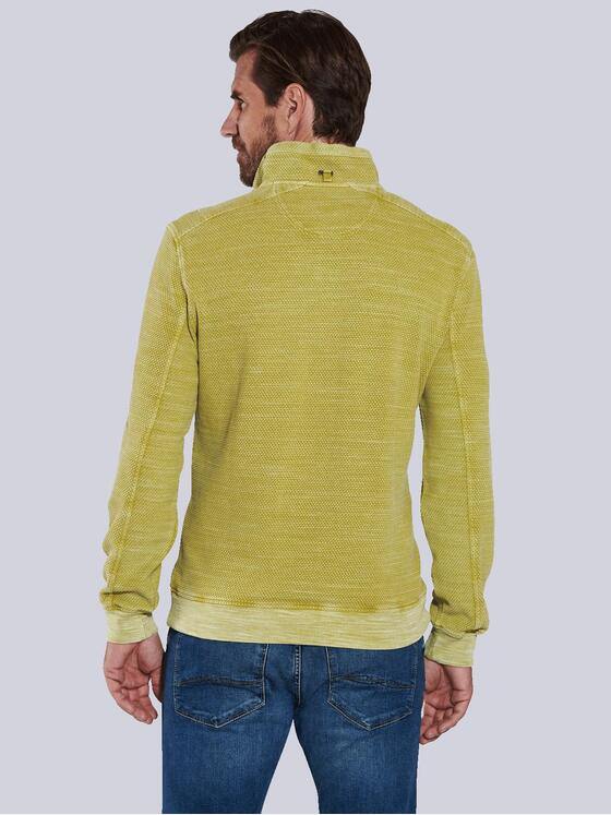 engbers Herren Sweatshirt gestreift Gelb 36104