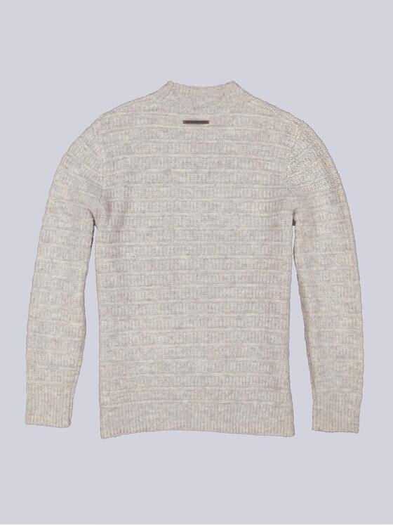 emilio adani Herren Pullover uni Weiß 35731