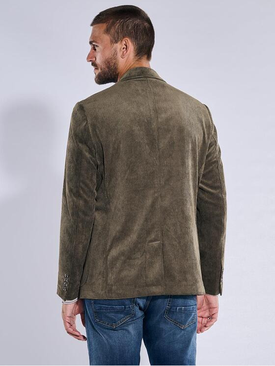 emilio adani Herren Freizeit-Sakko slim fit Braun 37564