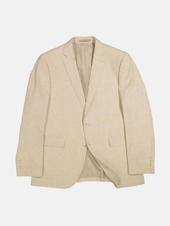 engbers Herren Anzug-Sakko slim fit Beige 36474
