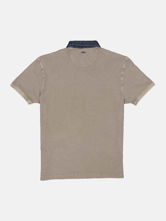 engbers Herren Polo-Shirt strukturiert Beige 34336