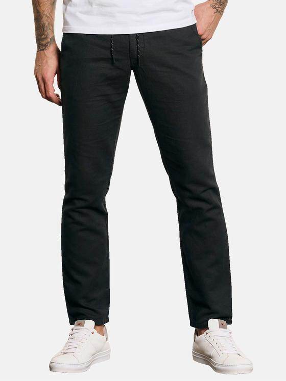 emilio adani Herren Chino mit Leinen-Anteil Grau 33160