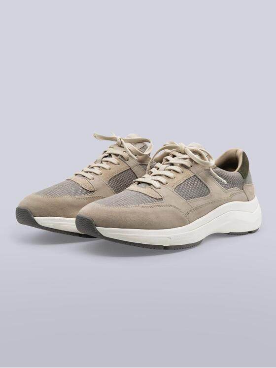 engbers Herren Sneaker mit Memory-Foam-Polsterung Beige 40339