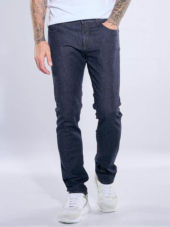 emilio adani Herren Jeans mit dunkler Waschung Marineblau 40599
