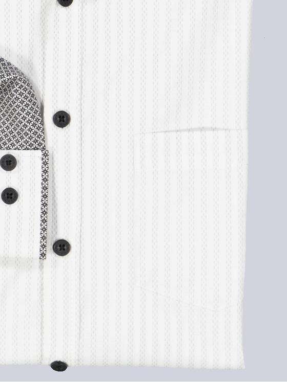 engbers Herren Langarm-Hemd gestreift Blau 36130