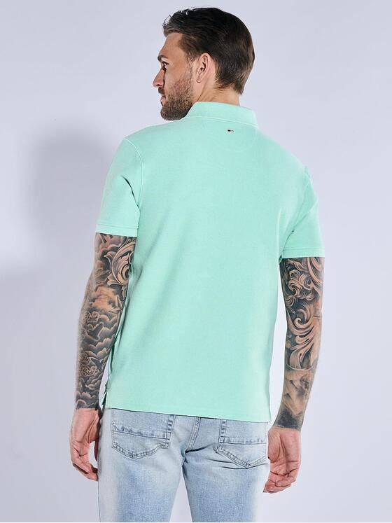 emilio adani Herren Poloshirt Türkis 38957