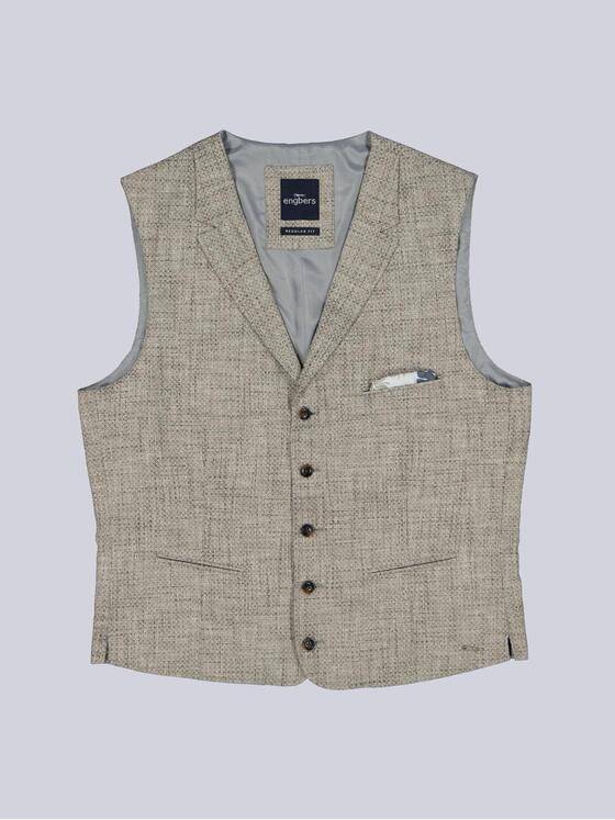 engbers Herren Sakko-Weste regular Hellbraun 38393