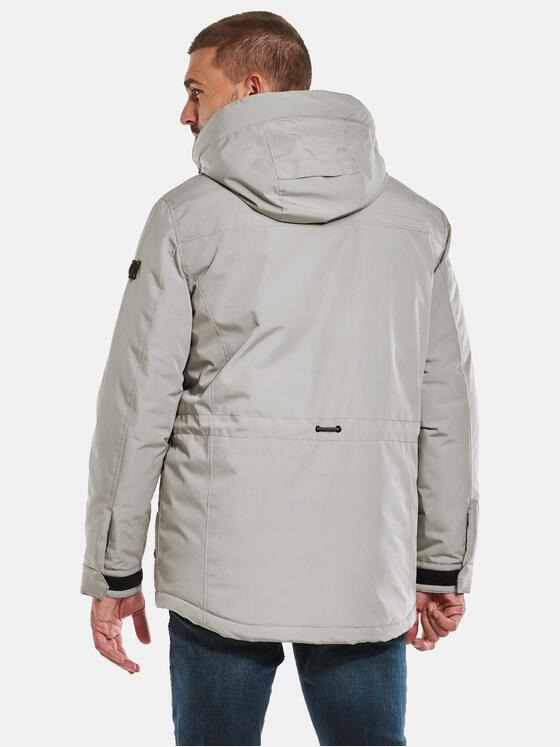 emilio adani Herren Shell-Jacke mit wasserdichten Zippern Beige 33543