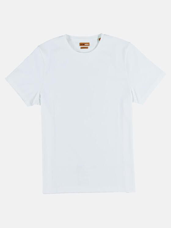 emilio adani Herren Shirt in hochwertiger Supima-Qualität Weiß 31474