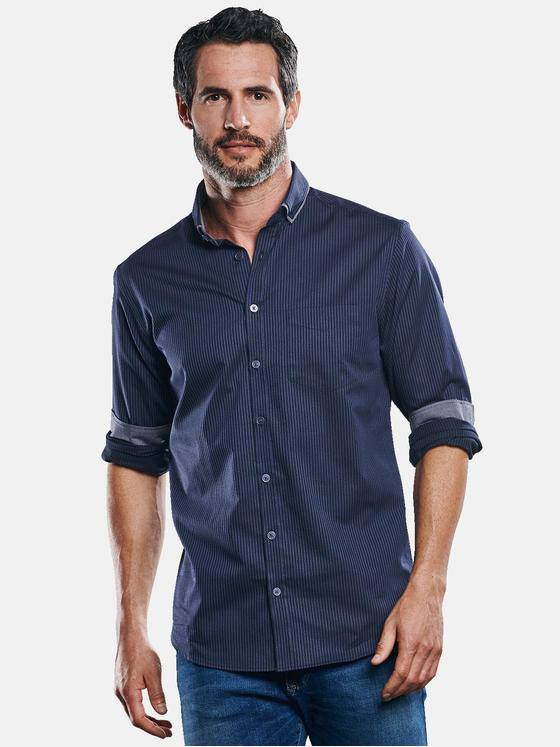 engbers Herren Hemd "My Favorite" Blau 30635